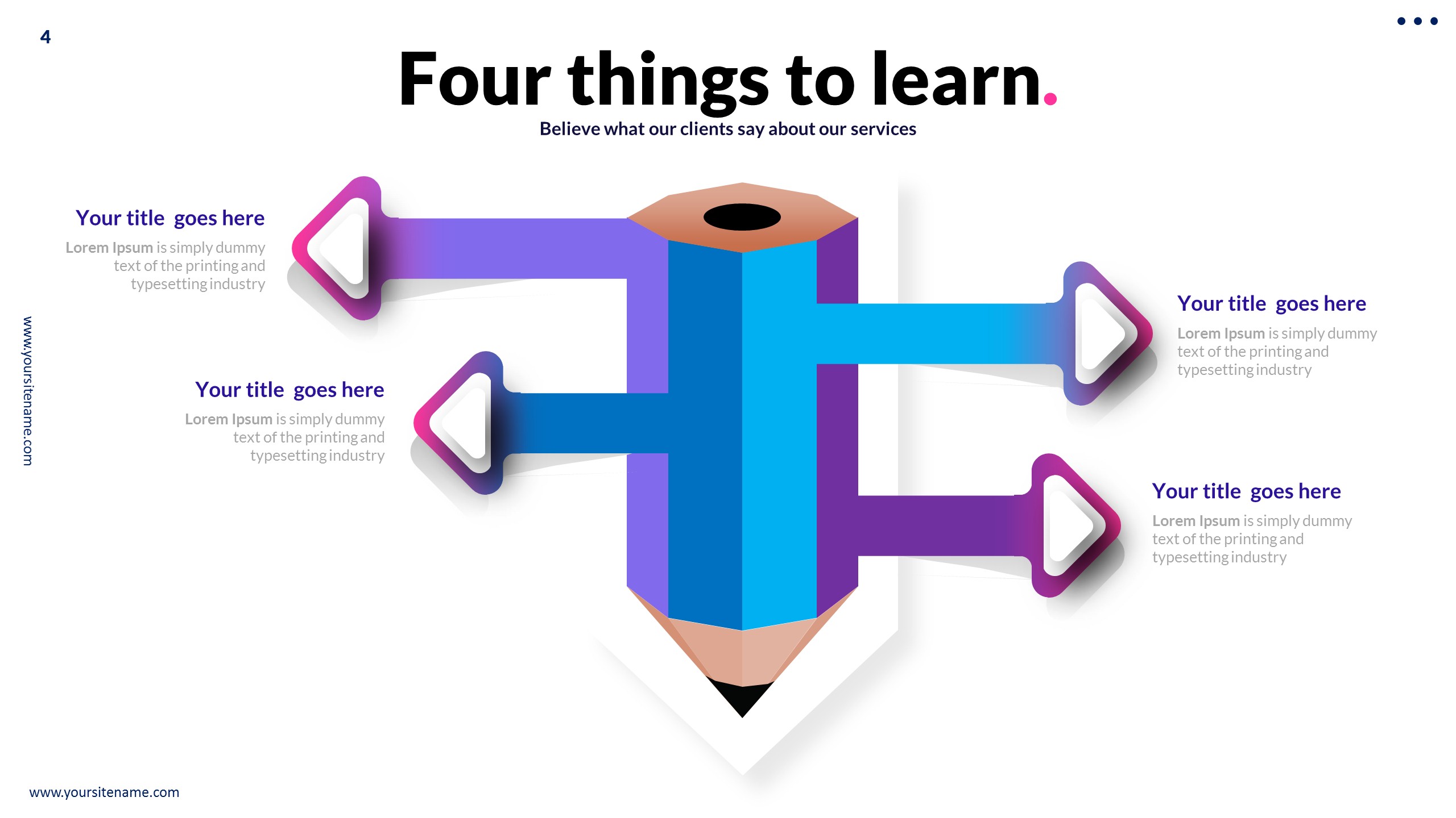 Infographics Pencil Diagrams, Presentation Templates GraphicRiver